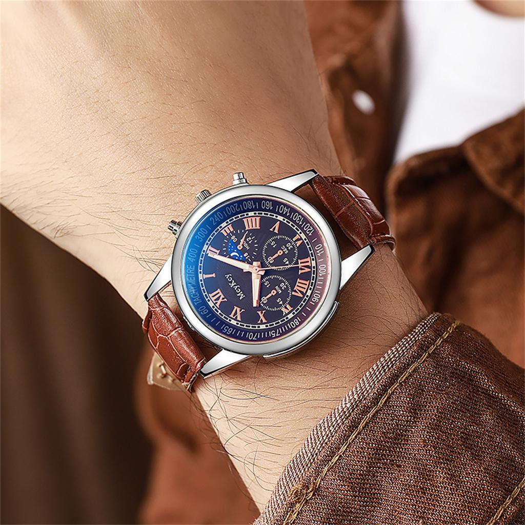 Men's Waterproof Luminous Running Alarm Clock Watch