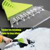 Winter Snow Shovel Non-scratching Smooth Edge Sponge Handle Labor-saving Multifunction Defrosting Portable Frost Snow Removal Scraper for Car
