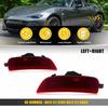 2 шт. Задние боковые габаритные огни ЛВ ПР для 2016-22 Mazda Miata MX-5 с красным рассеивателем EOA
