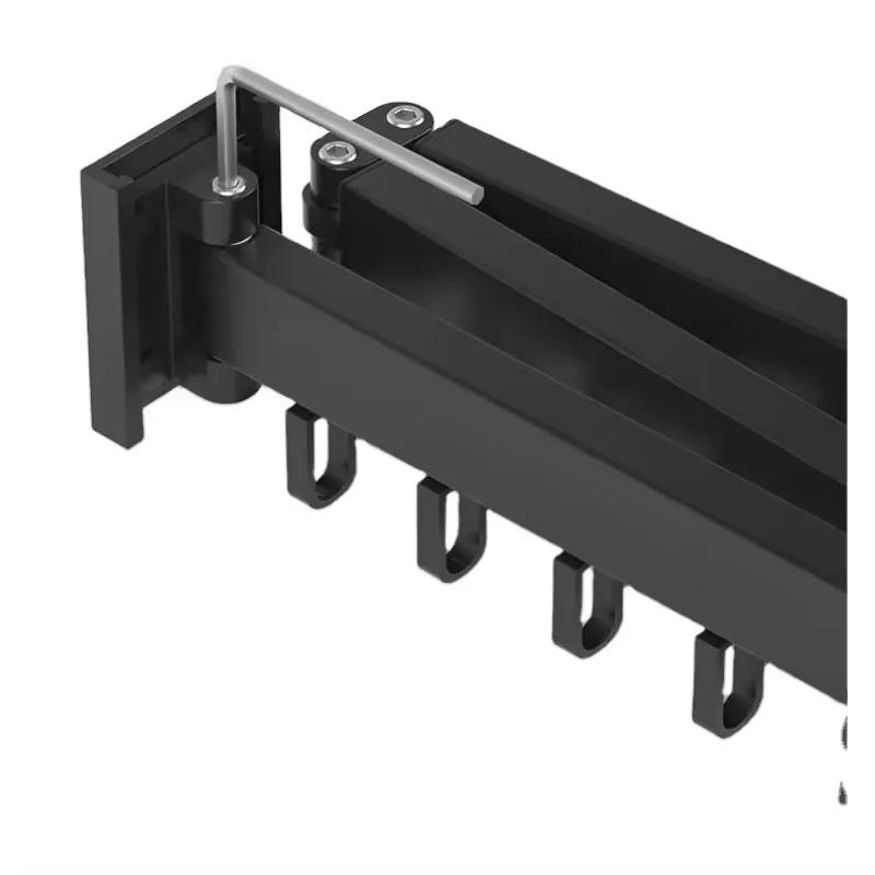 Настенная сушилка для белья, алюминиевая выдвижная вешалка, складная сушилка для экономии места для прачечной на балконе