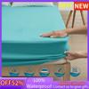 High Quality Waterproof Bed Cover Smooth Microfiber Mattress Protector Colorful Fitted Sheet Anti-mite Mattress Pad Deep Pocket Bedding Multi-size