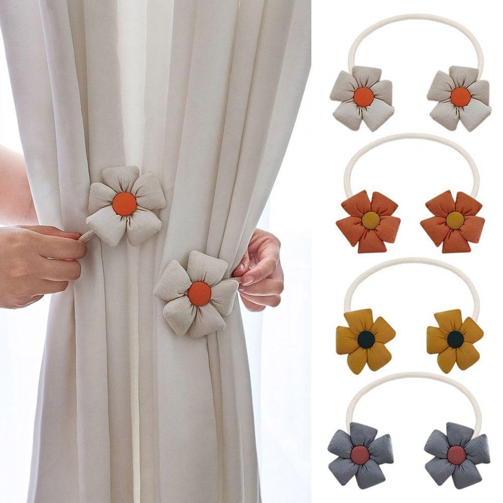 Simple Curtain Rope Holder Hooks DIY Curtain Binding Strap Curtain Clip Curtains Tie Backs