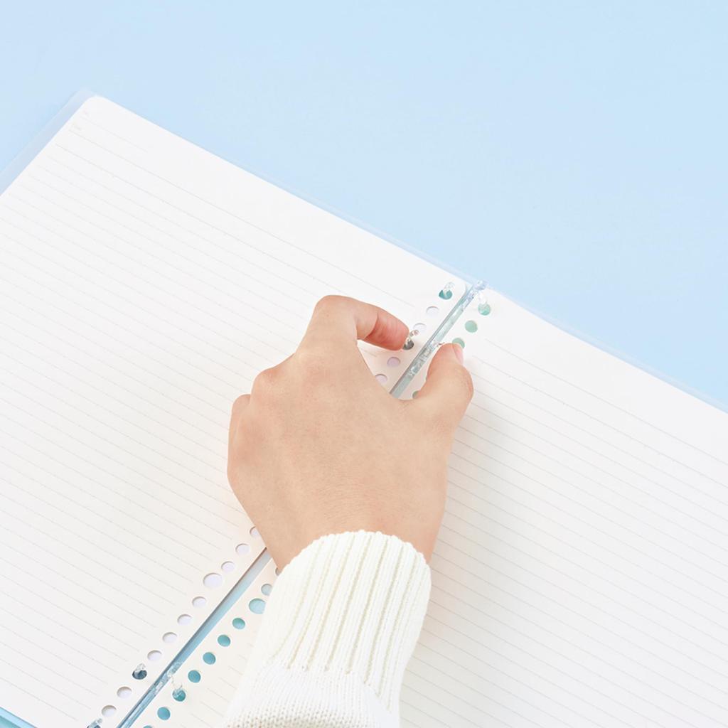 KOKUYO Campus Positive 2x2 Evening Notebook-Style Binder, & Relax, Ring, B5, Gray, RU-NP704-L3-M