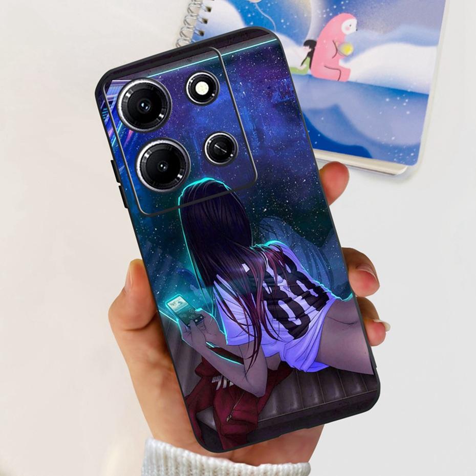 Модный Чехол-бабочка для телефона Infinix Note 30i Note30 Pro 2023 Мягкий Силиконовый ТПУ Задняя Крышка Для Infinix Note 30 Pro Note30i