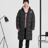 Puma Сплошной цвет повседневный длинный пуховик с капюшоном Мужская верхняя одежда черный 587721-01