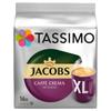 TASSIMO Coffee Capsule Jakobs Cafe Crema Intenso 16 Capsules 144g