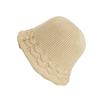 Sun Protection Women Sun Hat Wave Pattern Fisherman Hat New Knitted Fisherman Hat  Women's Spring