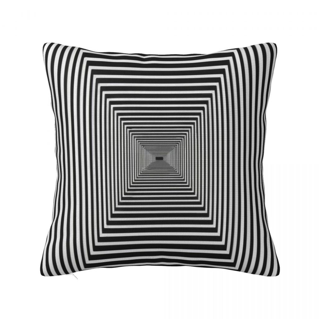 Whirlpool Dizziness Pattern Pillow Case Cute Funny Pillow Cover Soft Graphic Cushion Cover Pillowcases For Sofa Car Home Decor