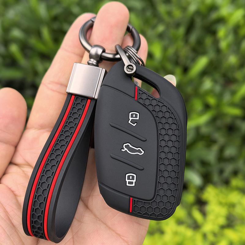 Брелок для MG GT 2026 ZS ZX HS GT MG5 VE MG6 Силиконовый Чехол для брелока автосигнализации Держатель корпуса брелока Брелок