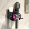 Non Perforated Wall Mounted Holder Portable Hair Straightener Stand Hair Dryer Holder  Bathroom