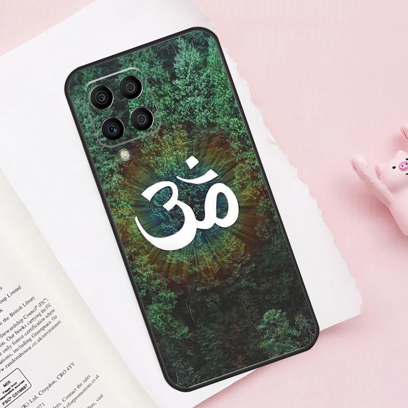 Чехол со символом Аум Ом Йога для Samsung Galaxy M16 M36 M56 M21 M20 M23 M31 M11 M54 M14 M34 M13 M52 M32 M12 M15 M55