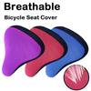 3D мягкий чехол на сиденье велосипеда, чехол на седло велосипеда, силиконовая подушка сиденья для езды на велосипеде, дышащее седло, удобные детали велосипеда