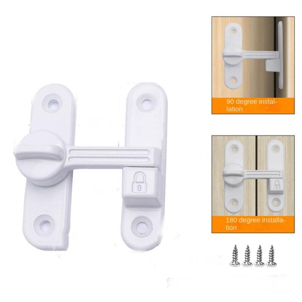 90/180 Degree Sliding Door Lock Zinc Zinc Zinc Alloy Door Catch Bolt Protable Door Hasps Window
