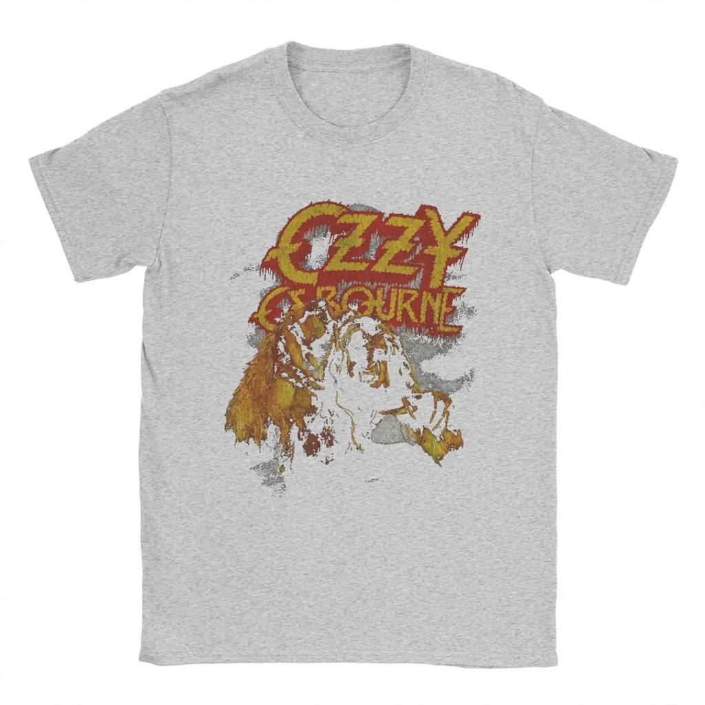 Ozzy Osbourne T-Shirt Men Casual 100% Cotton Tee Shirt O Neck Short Sleeve T Shirt Gift Idea Tops