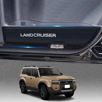 HUDIY Land Cruiser 250 Накладки на пороги дверей из нержавеющей стали, устойчивые к царапинам и пятнам, с индивидуальным логотипом, комплект из 4 штук