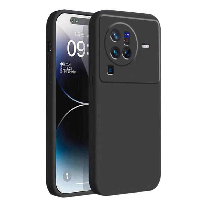 Применимо к чехлу для мобильного телефона vivox11pro, защитный чехол, жидкий мягкий силикон, полностью закрывающий, противоударный, для мужчин и женщин, корпус