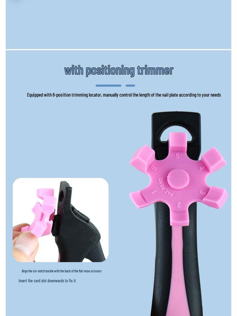 Multifunctional U-Shaped Nail Tip Cutter: Anti-Splash Scissors for French and Gel Extensions