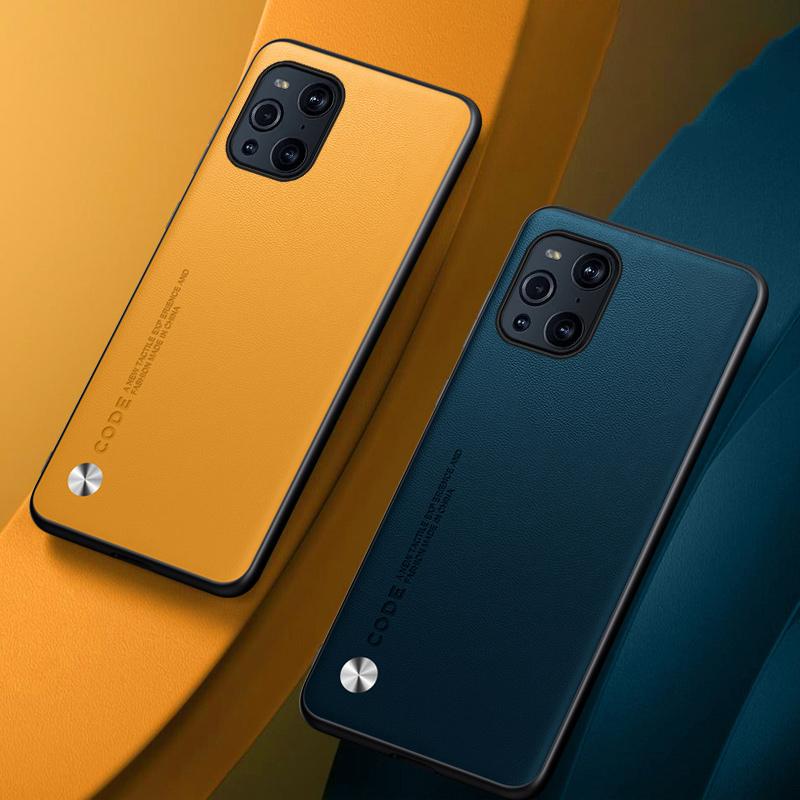 Роскошный чехол из искусственной кожи для OPPO Find X3 Pro, задняя крышка, силиконовый противоударный защитный чехол для телефона для OPPO FindX3 Pro X3Pro 5G