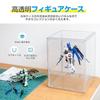 Hachiban-ya Figure Case Storage Transparent Display Magnetic Door Collection Stackable Width 29.2cm Depth 25cm Height 40cm Clear One