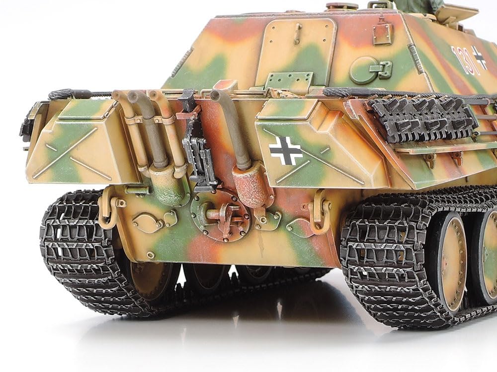 Tamiya Серия военных миниатюр 203 Немецкий Jagdpanther Позднего производства Танк-истребитель Пластиковая модель 35203 Нет. 1/35