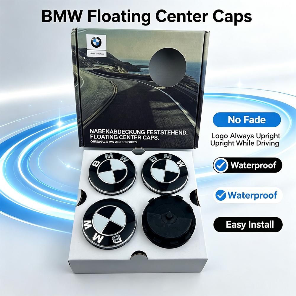 For BMW M 56/68mm Floating Wheel Center Caps For BMW G11 G12 G30 G31 G32 G38 G01 G08 G02 G05 F45 F46 F52 F48 F49 F39 F90 Auto Accessories