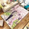 Cherry Blossom Journey Custom Name Carpet Rug For Living Room Bedroom Home Sofa Decoration Kids Play Nonslip Floor Mat