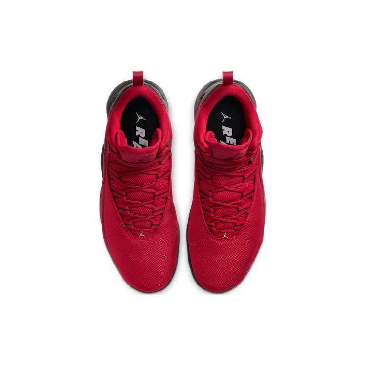 Air Jordan Super Fly MVP PF Удобные Спортивные Амортизирующие Нескользящие Баскетбольные Кроссовки с Высоким Голенищем Мужские кроссовки Красный Черный AR0038-601