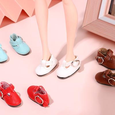 1 пара Модные разноцветные туфли для кукол из ПУ кожи, игра для переодевания, подходят для кукол масштаба 1/6, аксессуары, подарок для игрового домика, 2,8*1,2 см