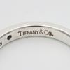 Used TIFFANY&Co. Ring Stacking band EU#49 Silver925/diamond 2.5g Silver 1PD