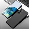 Phone Case for Samsung S21+, Galaxy S21+ 5G Full Lens Protection Upgraded Frosted Anti-Drop Ultra-Thin Silicone Soft - Midnight Black