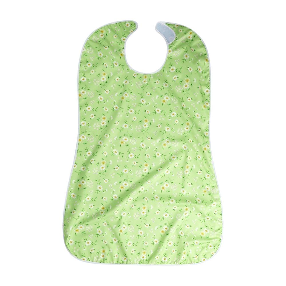 Washable Elderly Eating Bib Waterproof Adult Bib Clothing Protectors for Elderly Nursing Home Use