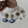 Жемчужные Глаза Демона Серьги-пусеты Винтажные Женские Серьги-пусеты Серьги Глаз Дьявола Ювелирные изделия