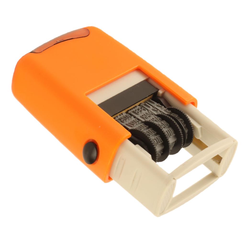 25x2.8mm English Date Stamp Clear Stamping Quick Drying Date Stamp for Study Work Life