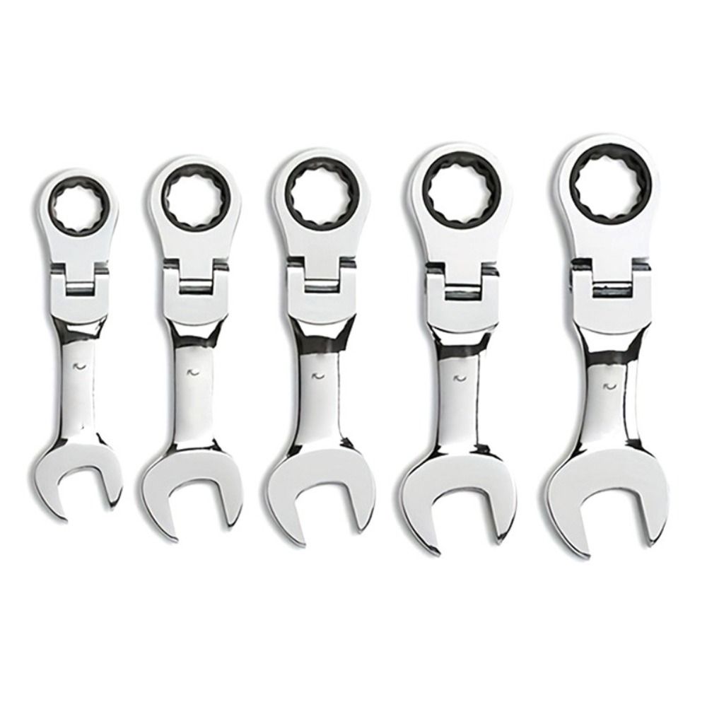 Гаечный ключ Мини Короткая ручка Гаечный ключ Комбинированный ключ Трещоточный ключ Поворотная головка Трещотка