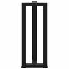 Vidaxl Nogi Do Stołu Konsolowego, 2 Pcs., Czarne, 38X25X(72-73) Cm