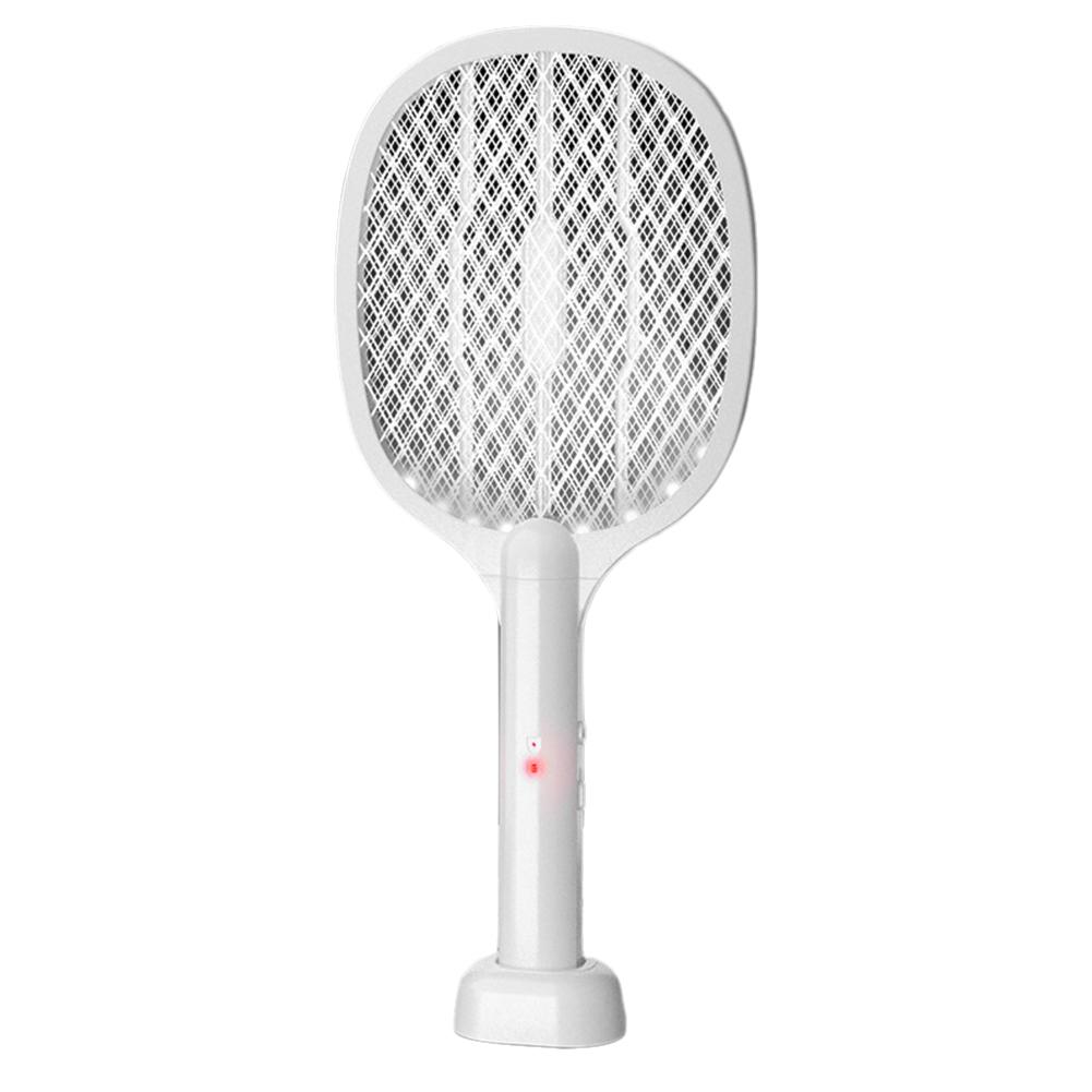 3000V Electric Mosquito Racket Mosquito Killer Lamp 2-in-1 USB Rechargeable Foldable Mosquito Swatter Fly Swatter Repellent Lamp