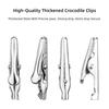 5 шт. Многофункциональный зажим-крокодил Гибкий шланг Настольный зажим для заметок День рождения Свадебная вечеринка