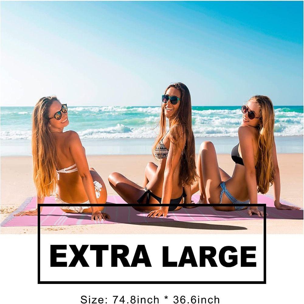 Absorbent Travel Blanket Lightweight Cotton Bath Towel Set New Oversized Turkish Beach Towel