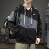 Осенне-зимний модный брендовый кардиган с капюшоном, подходящий по цвету, мужской свободный свитер большого размера, американская тяжелая повседневная куртка, спортивная куртка