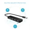 USB-порт-хаб Многофункциональный Plug & Play Компактный Адаптер-расширитель 4-в-1 USB 2.0 для ноутбука