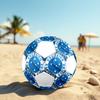 Футбольный мяч Cruzeiro Esporte Clube, разноцветный, подходит для всех возрастов, сшит машинным швом, материал ПВХ, соревновательного качества, прочный и с высоким отскоком