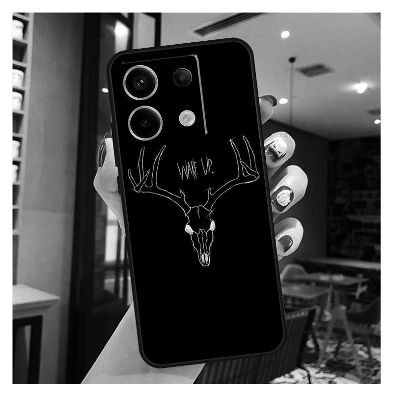 Чехол-череп ворона для Xiaomi Redmi 12 13 C 9C 10C Redmi Note 13 Pro 9 10 11 12 9S 10S 11S 12S Задняя крышка