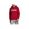adidas Мужское худи с линейным графическим принтом, коричневое, EI6257