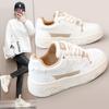 XY-A85 новая женская обувь на весну и осень, дышащая обувь в корейском стиле на увеличенной платформе, обувь для папы, повседневные туфли-лодочки, белые туфли