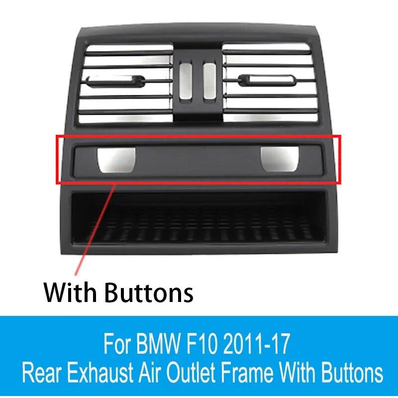 Car Front Row Wind Left Center Right Air Conditioning Vent Grill Outlet Panel Accessories For BMW F10 F18 F11 5 Series 2011-17