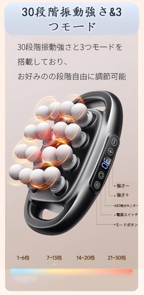 Srarosai Myofascial Release 16 30 Levels of Intense Three Maximum Muscle Full Body High Health Device for Perfect Gift 16 Gun, Heads, Handheld,