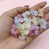 DIY Material Imitation Glass Burst Charms Jewelry Makings Loose Beads Cartoon Bear Bracelet Necklace Accessories 35pcs/set Acrylic Accessories
