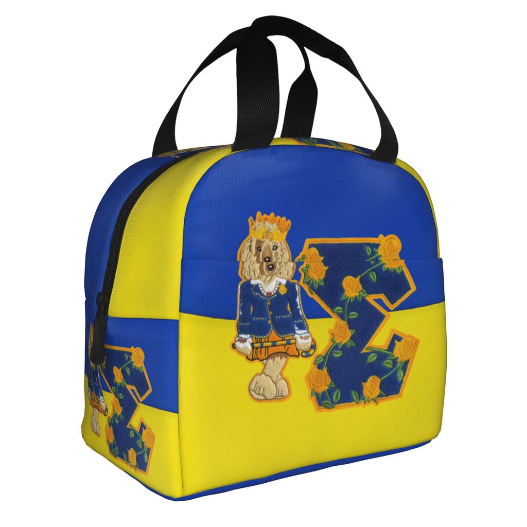 SGRHO1922 Sigma Gamma Rho Insulated Lunch Bag for School Office African American Sorority Portable Cooler Thermal Bento Box