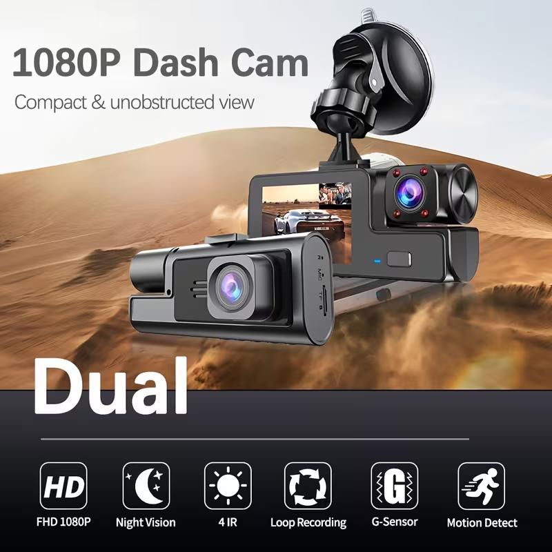 Видеорегистратор Z50 Pro 1080P UHD 2-дюймовый IPS-дисплей Передний и салонный Двухканальный Автомобильный DVR 24-часовой Мониторинг парковки Видеорегистратор для автомобиля