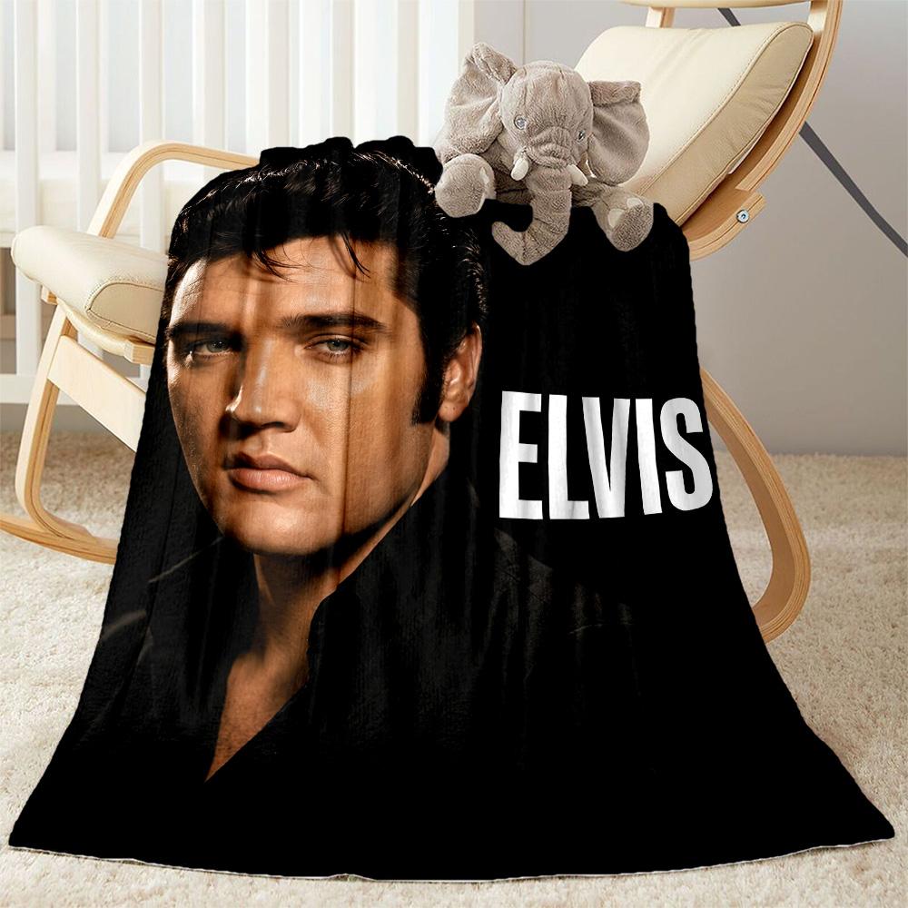 Elvis Presley Performance Blanket Ultra-Soft Perfect for Couch Chair Seaside for All Occasions Modern Style Suitable for Gifting Relatives and Friends